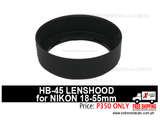 HB-45 Lenshood for Nikon Kit Lens 18-55mm