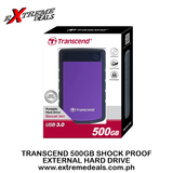 Transcend Shock Proof External Hard Drive 500GB