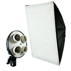 60X90 Softbox with E27 4 socket lamp holder
