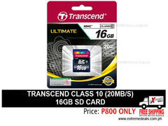 Transcend 16gb SD Card Class 10 20mbps