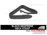 Black Neoprene Neck Strap