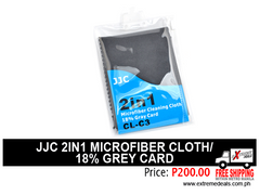 JJC 2in1 Cleaning Cloth/ Grey Card