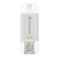 TRANSCEND JetDriveGo300 Silver USB3.1 32GB for iPad, iPhone
